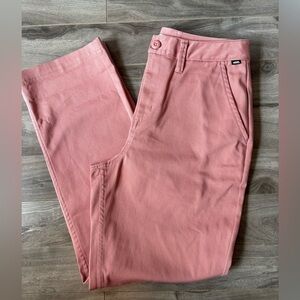 Vans Women’s Chino Skate Pants Terracotta Pink Size 24 Excellent Condition